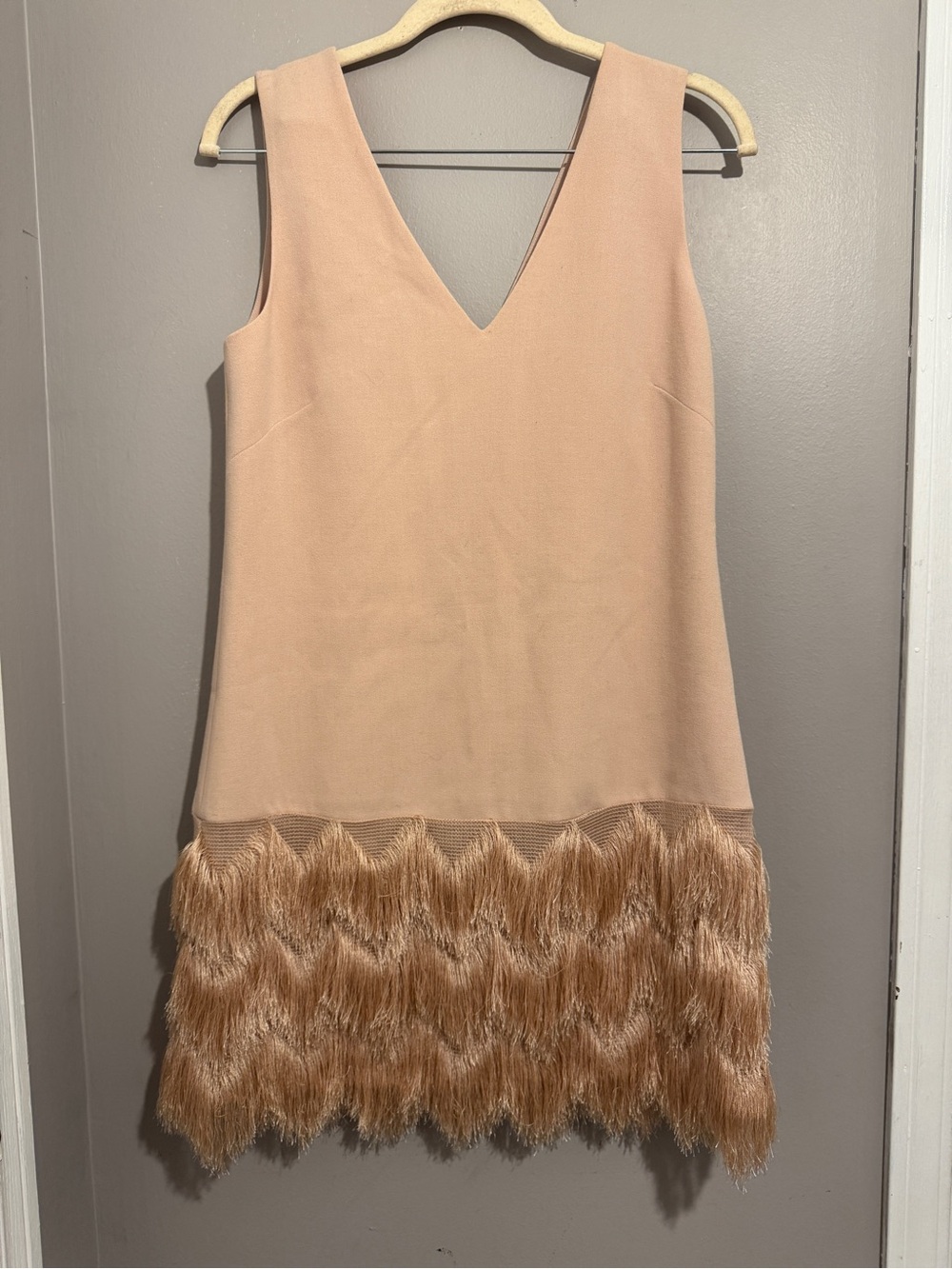 BCBGMAXAZRIA Addilyn Fringe Shift Dress in 2